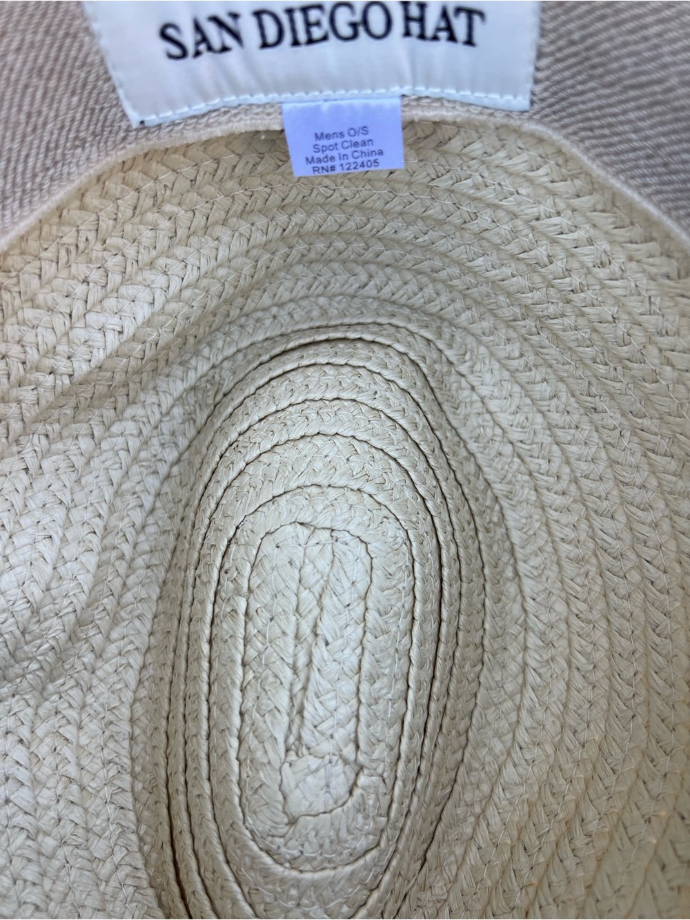 San Diego Hat Company Unisex Fedora Sun Hat SPF 50 Paper Straw NWT - Picture 10 of 10